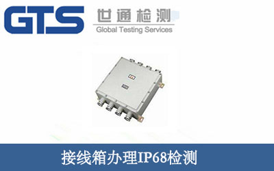接線(xiàn)箱辦理IP68檢測